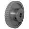 B&B Manufacturing 50XL037-6WA6, Timing Pulley, Aluminum, Clear Anodized,  50XL037-6WA6 - alternate 1